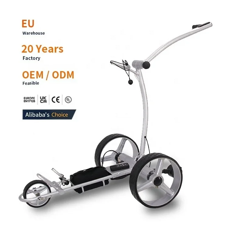 Professional 3-Wheel Folding Electric Golf Trolley - Model [Insert Model Number] UK/Europe Warehouse Stock