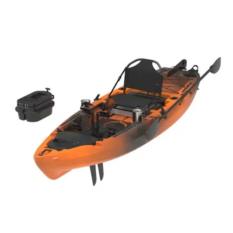 Comfortable 10ft Pedal-Drive Sit-On-Top Kayak for Paddling