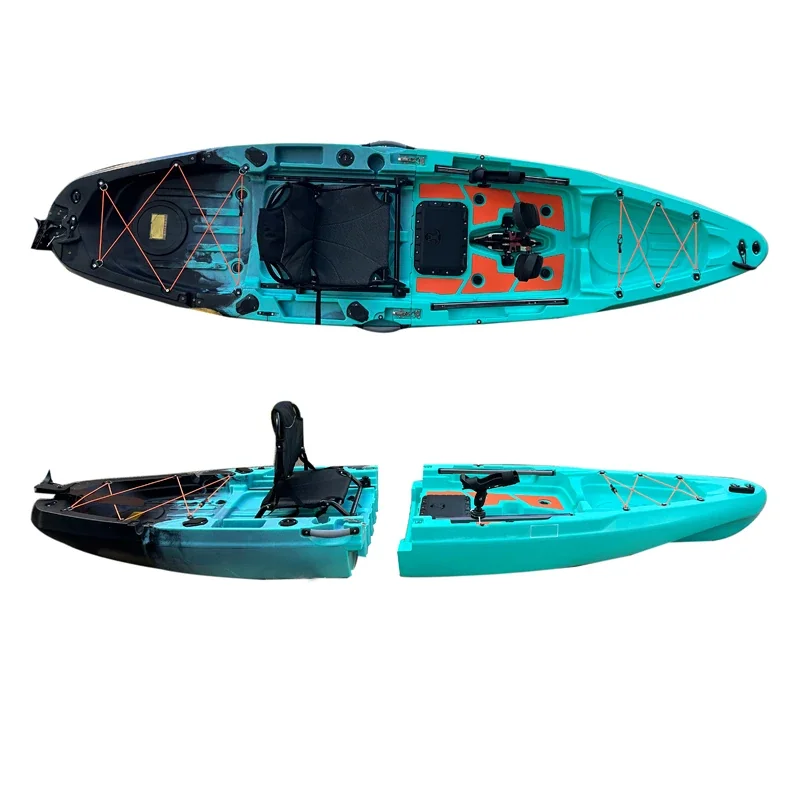 China First PDL Plastic Boat Manufacturer's Premium Fishing Kayak with Pedal Drive