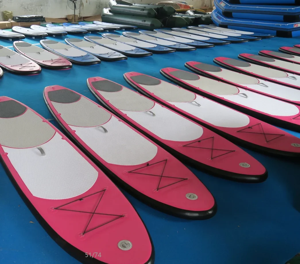 Inflatable Surfboard and Paddle - Nice Design