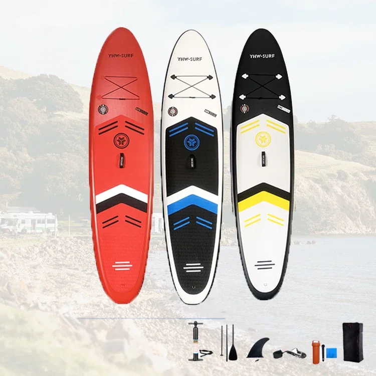 Sea Surfing Stand Up Paddleboard (SUP) with EVA Non-Slip Pad - Men & Women