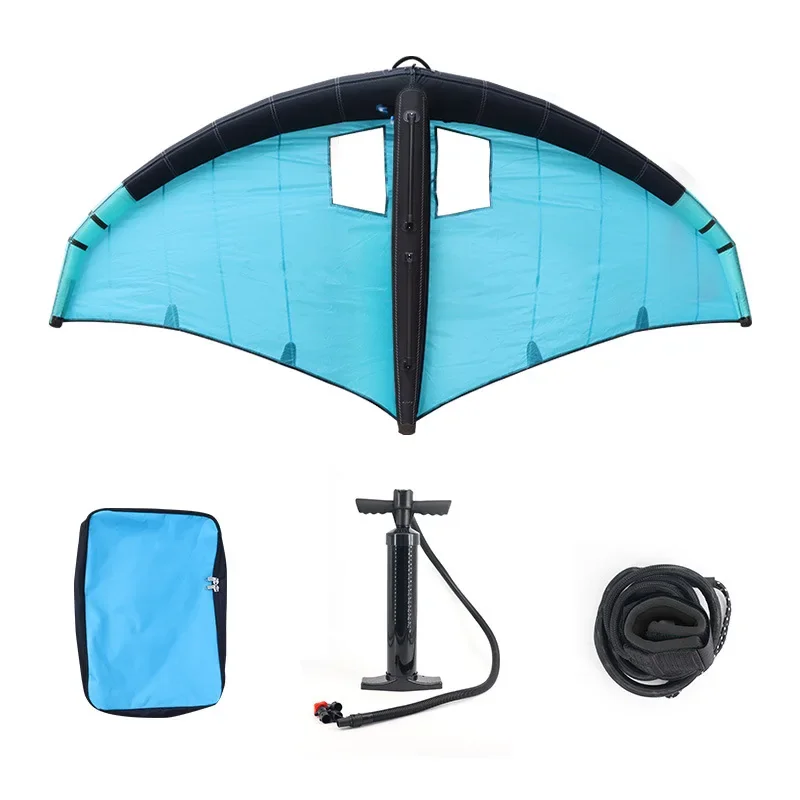 Custom Carbon Fiber Wind Wing Surf Board with Hard Handle - Personalized Handheld Surfing Sail - Multiple Colors - Includes Bag