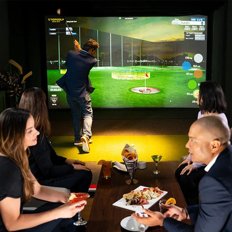 Wholesale Interactive Projection Golf Simulator - Indoor Family Golf Screen for Sports Amusement Parks