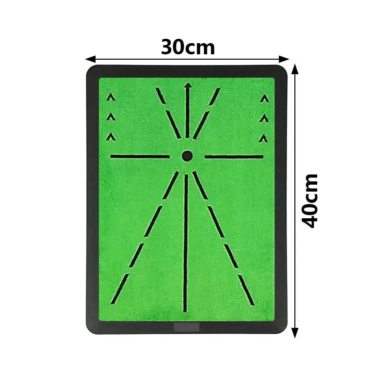 Golf Home Simulator Hitting Mat with Show Detection Pads - Indoor/Outdoor Practice