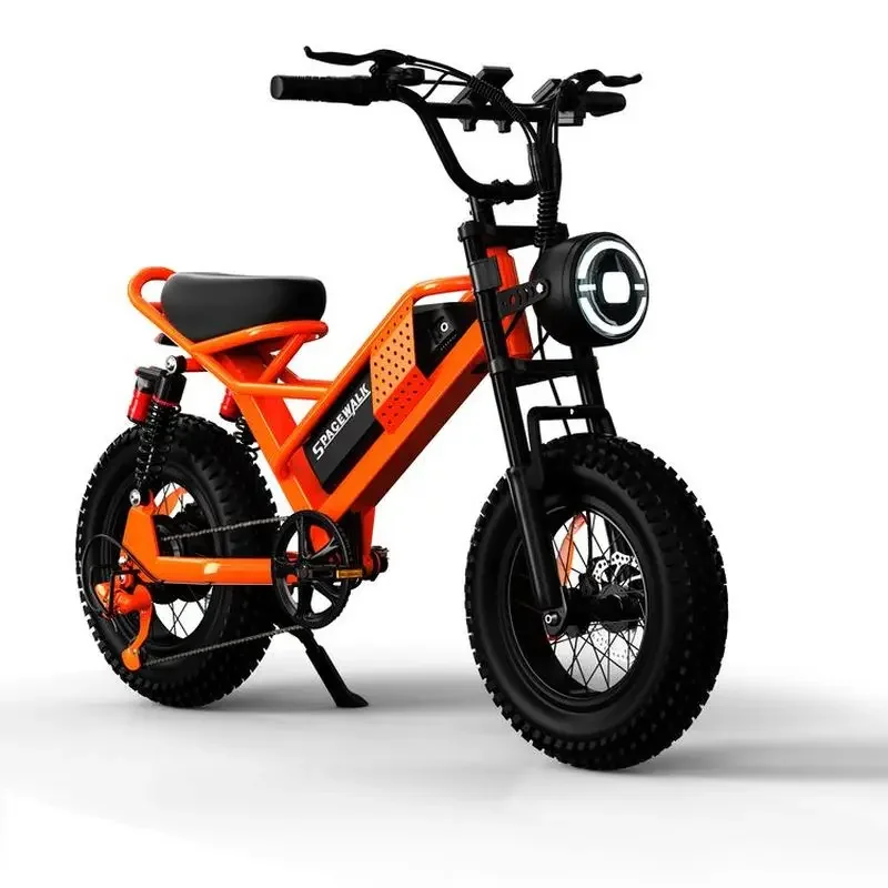 48V Commuter Electric Bike - Ultra-Light, All-Terrain, Central Motor