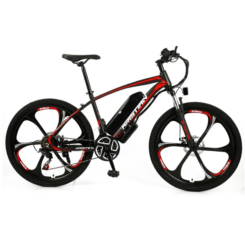 26-Inch Electric Mountain Bike with Lithium Battery - Variable Speed Adult Ebike