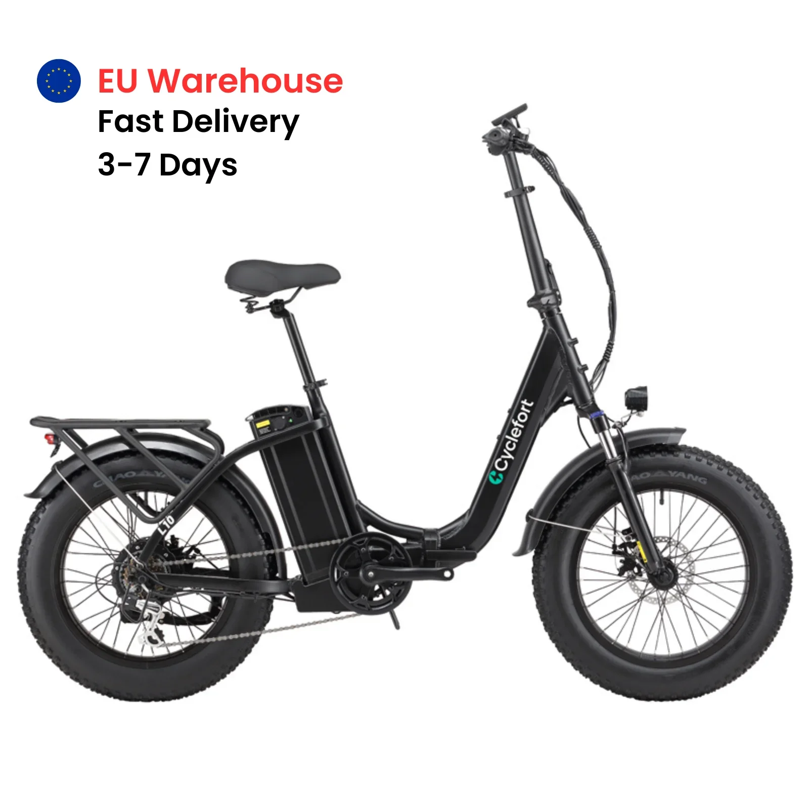 Velo Electrique Fatbike 250W, 48v 20AH Battery, 20 Inch, 25km/h, Electric Step-through, EU Warehouse