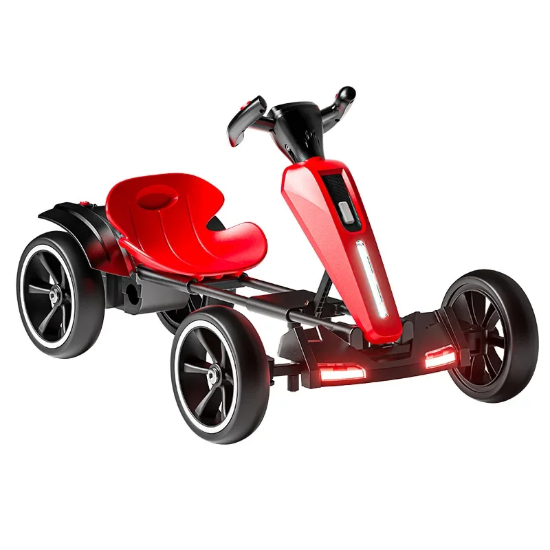 2025 Model Foldable Four-Wheel Children's Kart - Install-Free Karting Car
