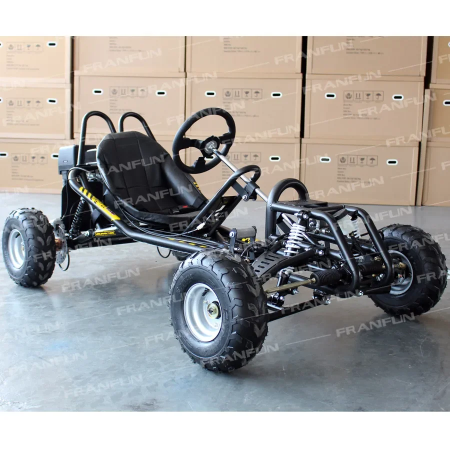 Customized 420cc Four-Stroke 15HP Adult Go Kart with Pedal Acceleration for Outdoor Karting