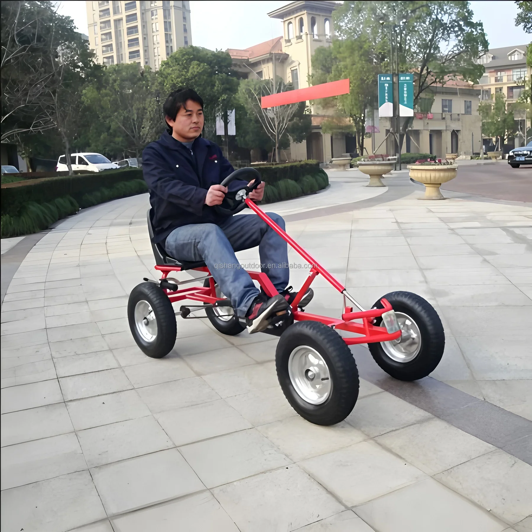 Hot Racing Style Go Kart for Kids (Ages 3-12) - Gas-Powered, Four-Wheel Drive