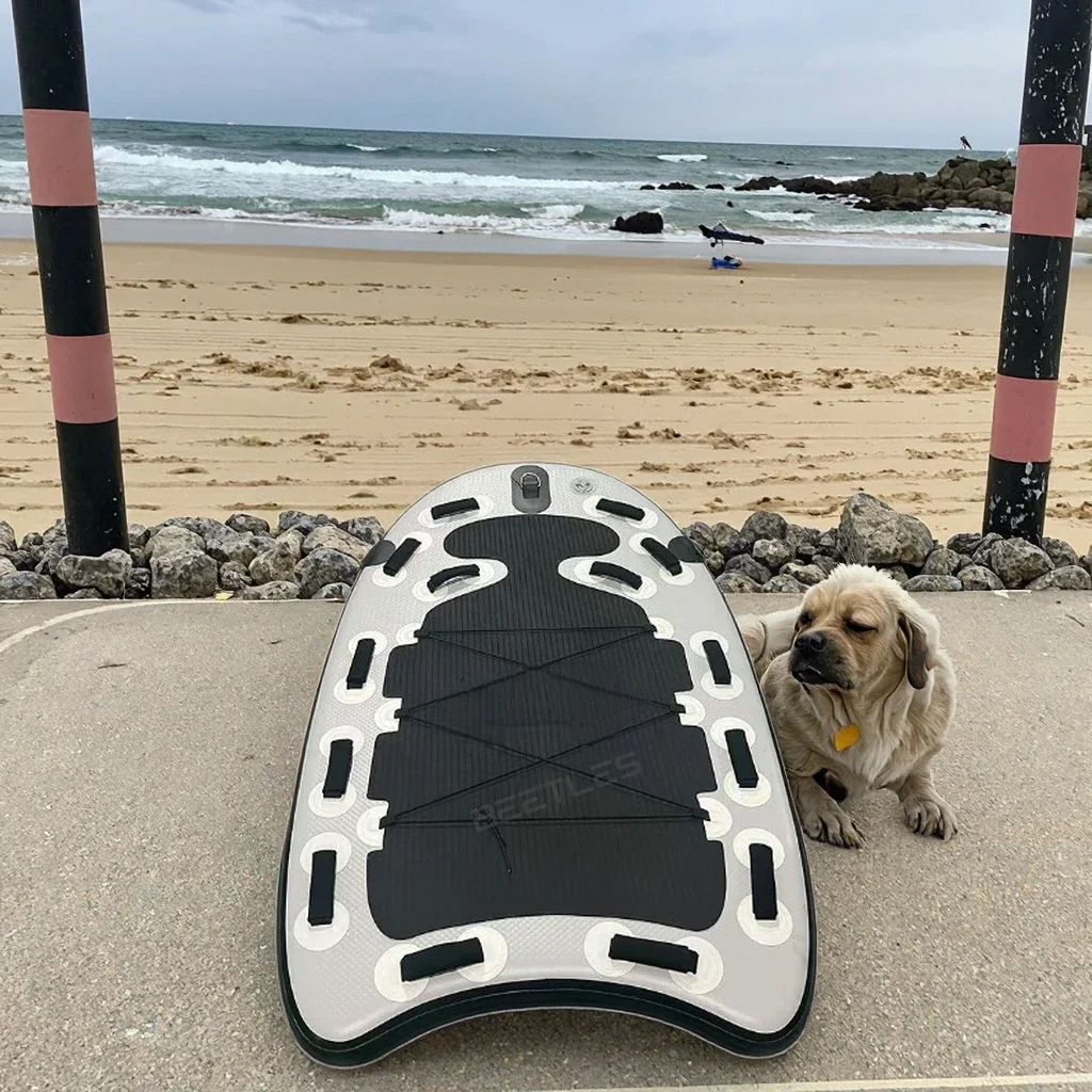 Inflatable Safety Sled for Swiftwater Rescue