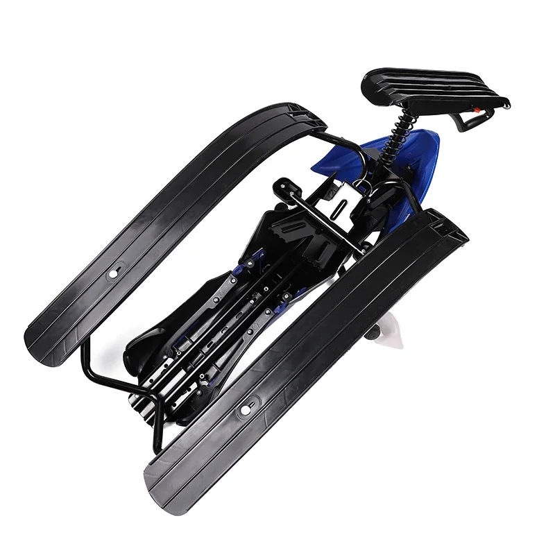 Winter Outdoor Child Snow Sled & Snowmobile Combo