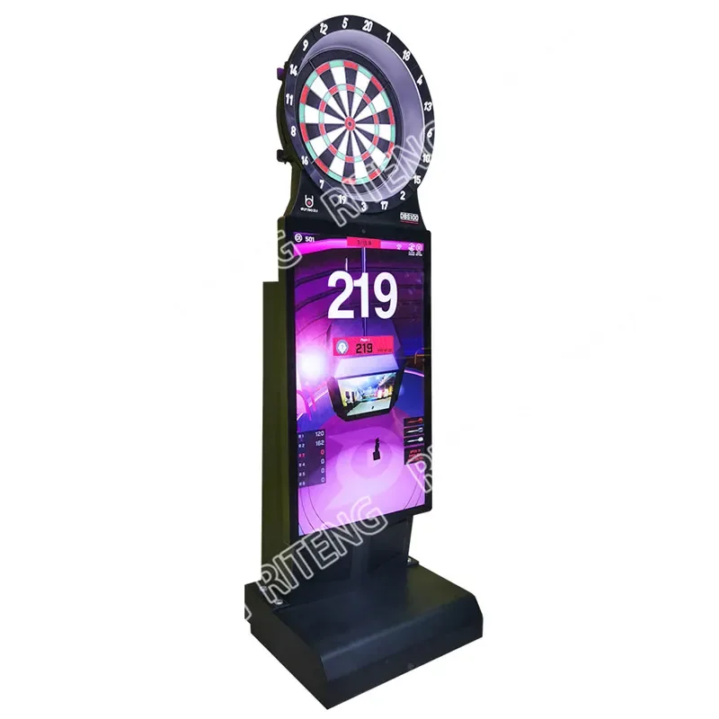 Electronic Dart Game Machine - World Adult LCD VDarts Flight Standing Coin Operated
