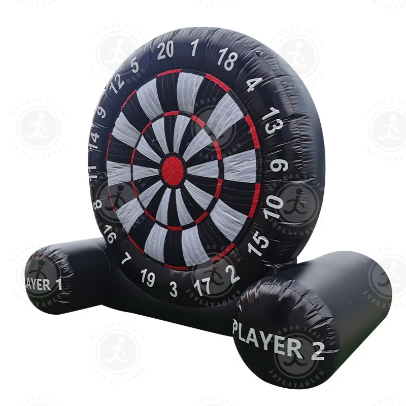Inflatable PVC Football Target Dartboard - Soccer Dart Board for Humans