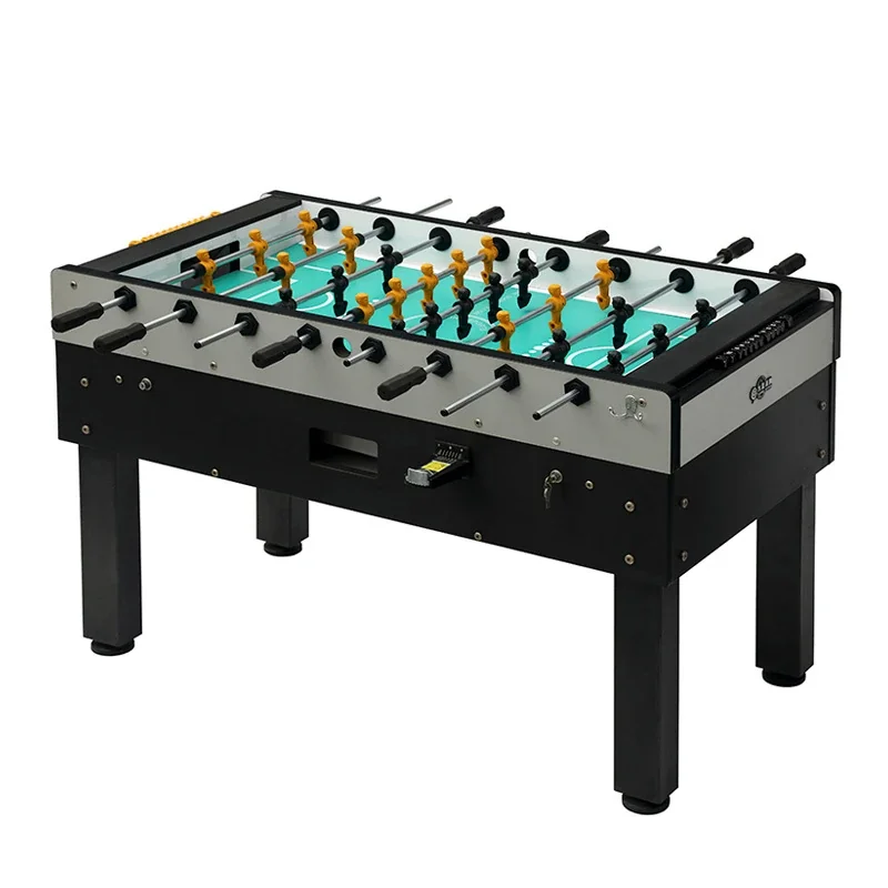 Professional Soccer Foosball Table - Large Tabletop Football Game with Coin Slot