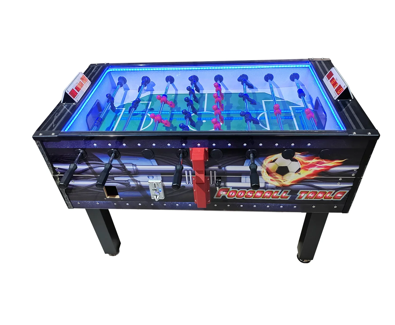 Coin-Operated Arcade Soccer Electronic Foosball Machine