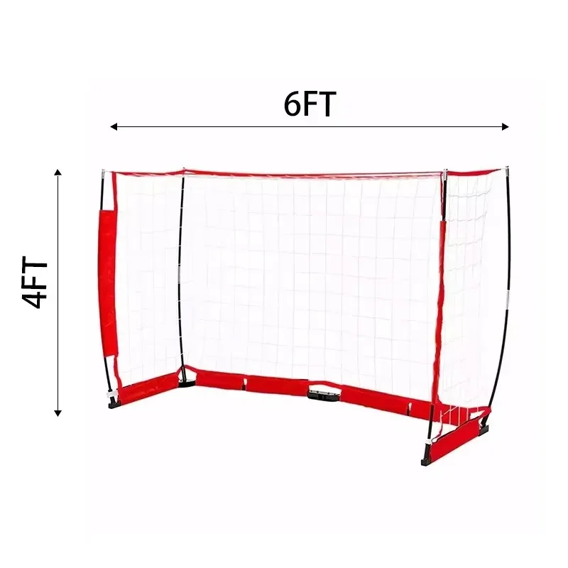 Portable Steel Football Goal Net - Outdoor Soccer Goal (6' x 4')