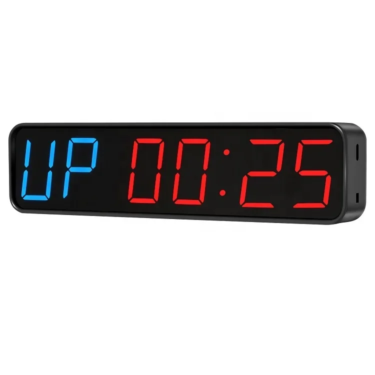 Jhering Inch Magnetic Bluetooth-Enabled Countdown LED Digital Crossfit Interval Timer Wall Clock
