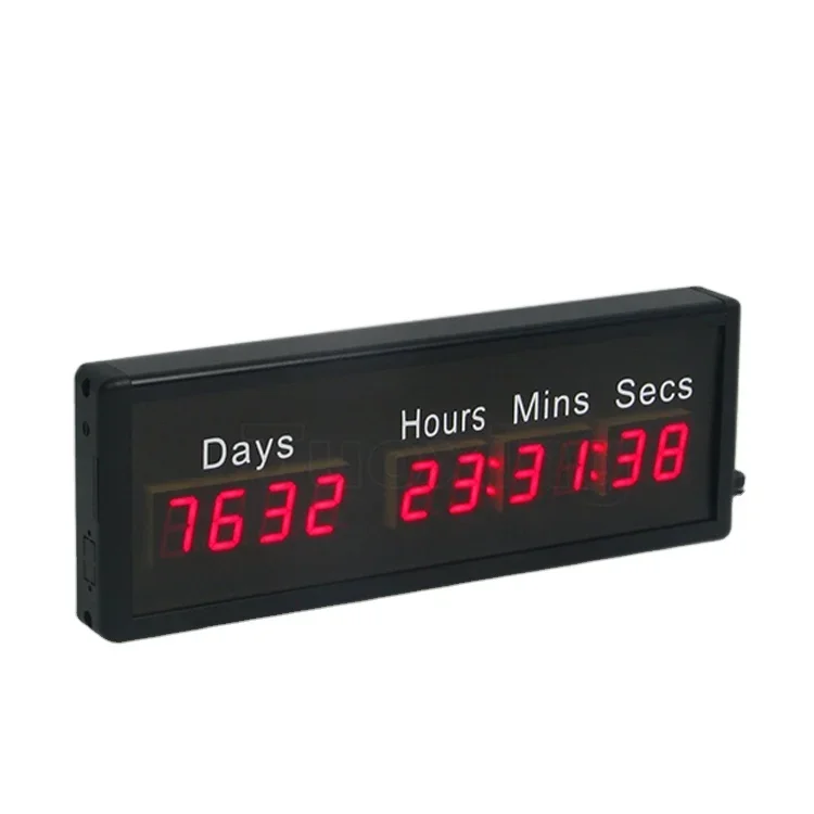 1-Inch LED 10-Digit Digital Countdown Timer Clock