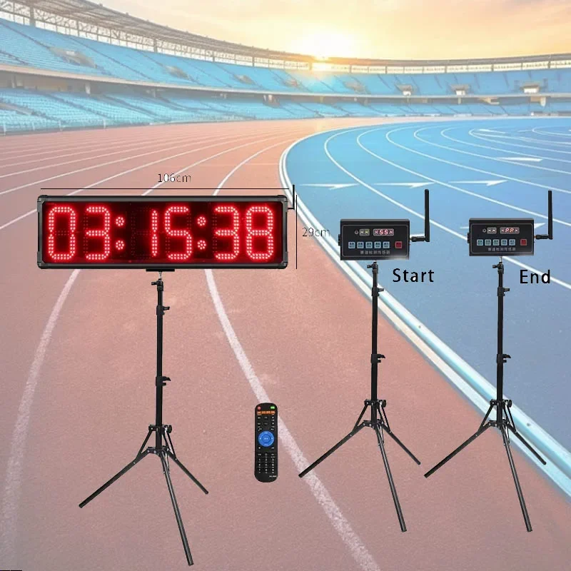 GANXIN Remote Control Race Clock Wireless Radar Sensing Track for Football & Basketball Dribbling Training