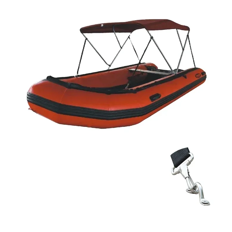 Inflatable Rubber Boat Bimini Top Sunshade for 3-Bow Fishing Boats