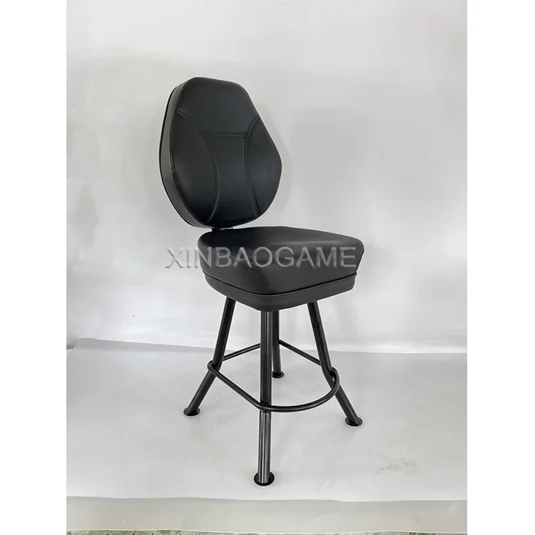 Luxury Las Vegas High Stools with Backrests - Fishing Arcade Skill Games Chair (1-Year Warranty, English Language)
