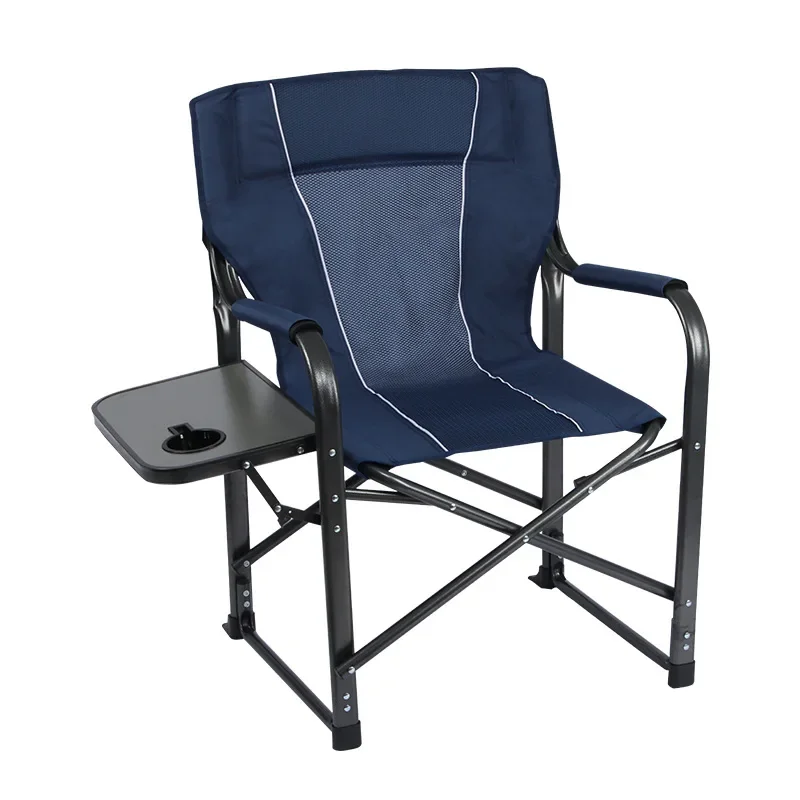 Steel Frame 600D Durable Ultra-Light Folding Portable Camping Chair for Fishing and the Beach