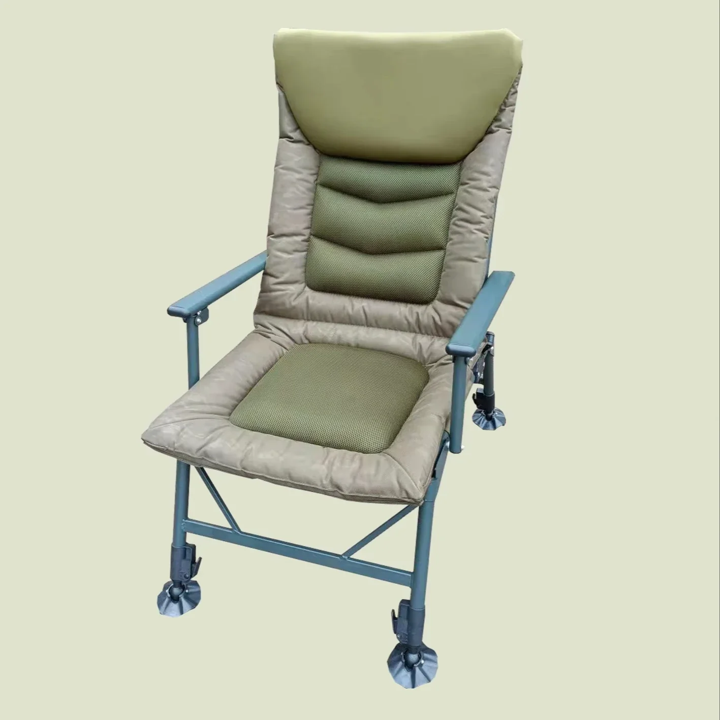 Carp Series Portable Folding Fishing Bed Chair with Terrain Adaptability