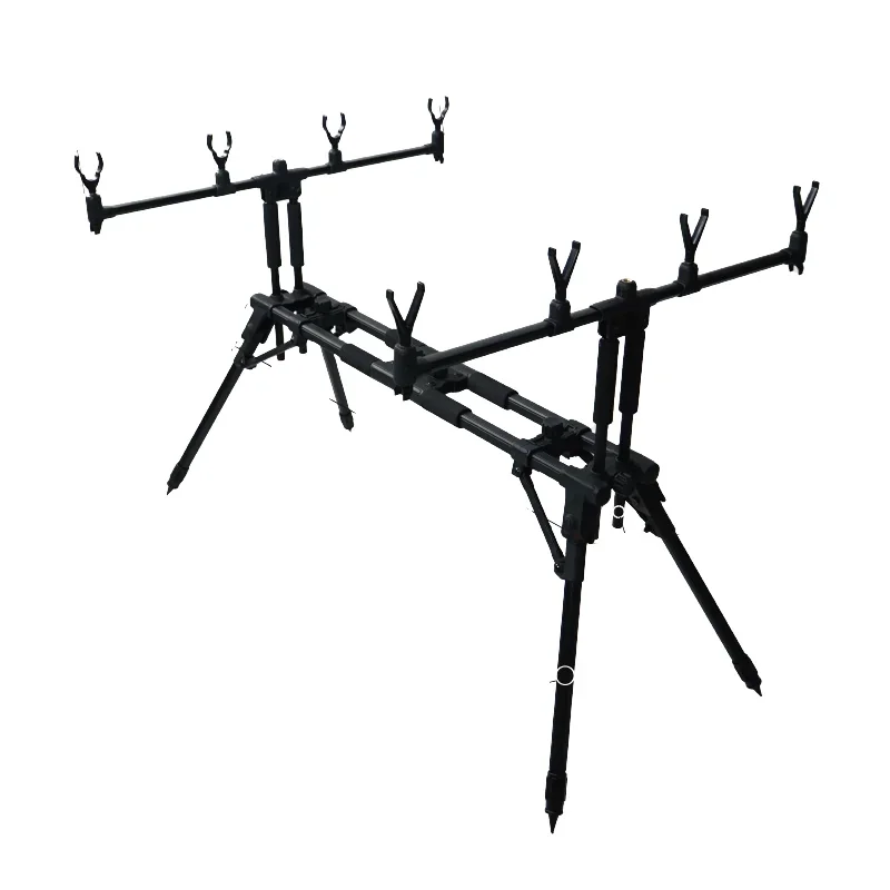 Adjustable Aluminum 3-Rod Pod Fishing Rod Pod for Carp
