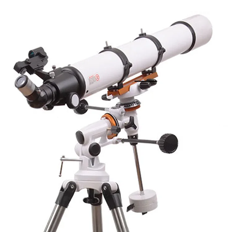 LUXUN F90080M Professional Astronomical Telescope, 80-900mm Refractor with Nano EQ Mount and Red Illumination