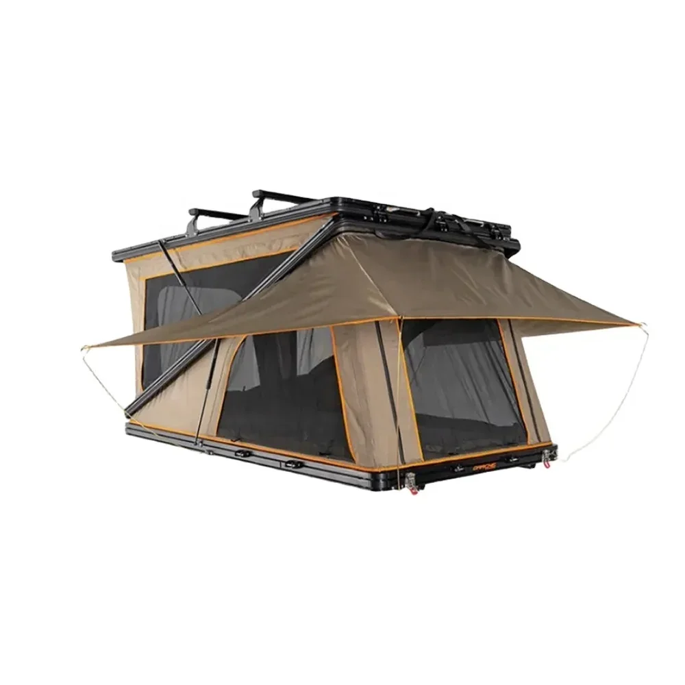 2025 All Season Car & SUV Hard Shell Rooftop Tent - Automatic Z-Shape, Camping Rooftop Tent