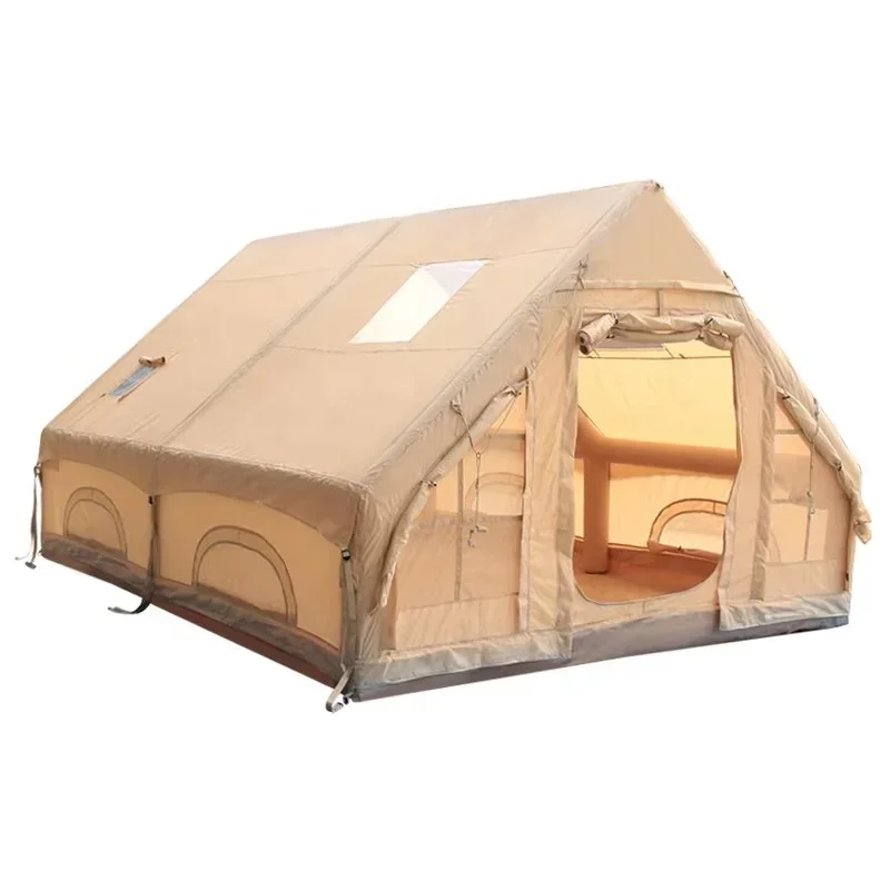 Outdoor Inflatable Rooftop Tent - 4-8 Person Capacity, Four Season Family Camping Tent