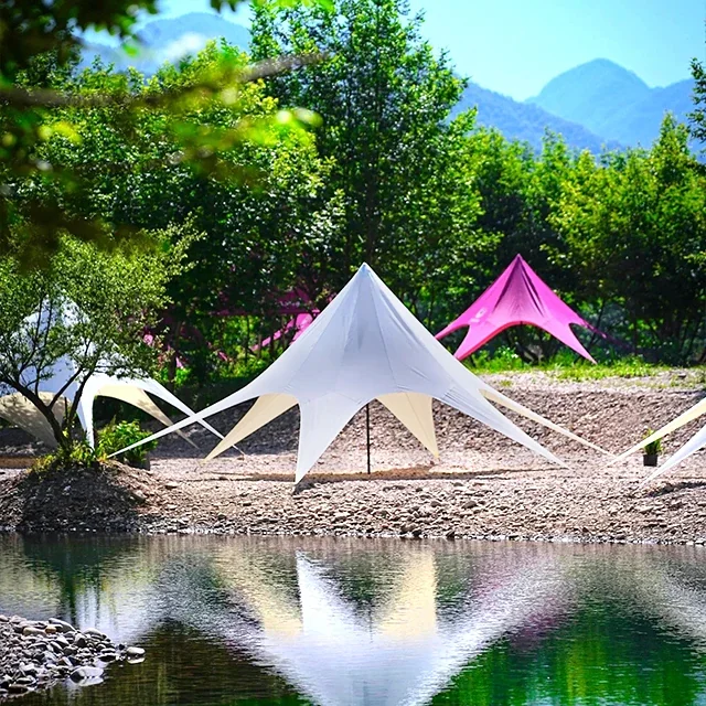 Luxury Waterproof Outdoor Glamping Tent - Large Canopy Camping Tent