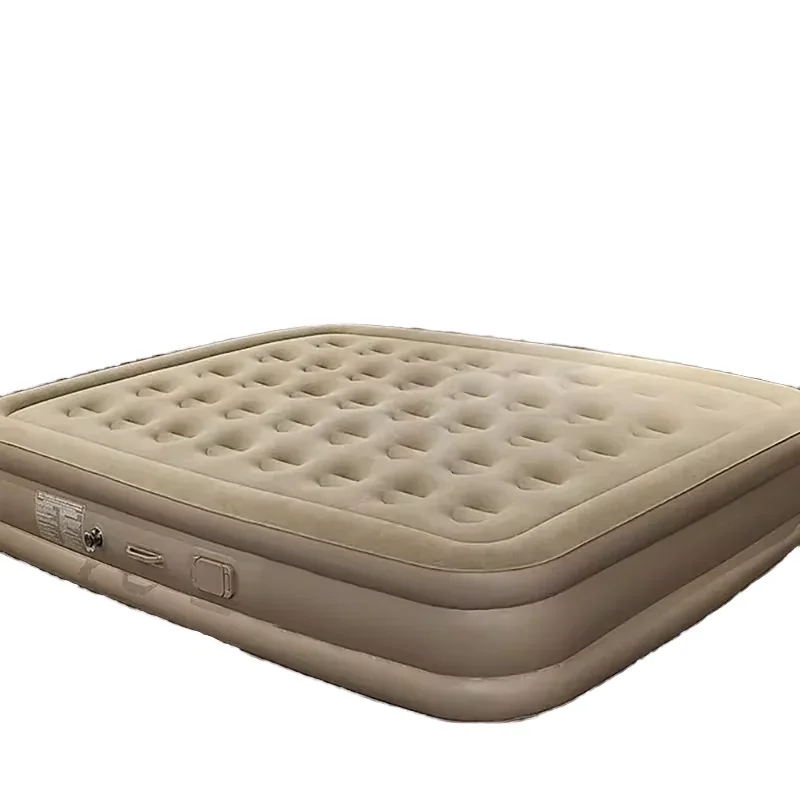 High-Quality 2-Person Automatic Inflatable Sleeping Bed with Pillow, 40cm Thick Large Air Mattress with Built-in Pump