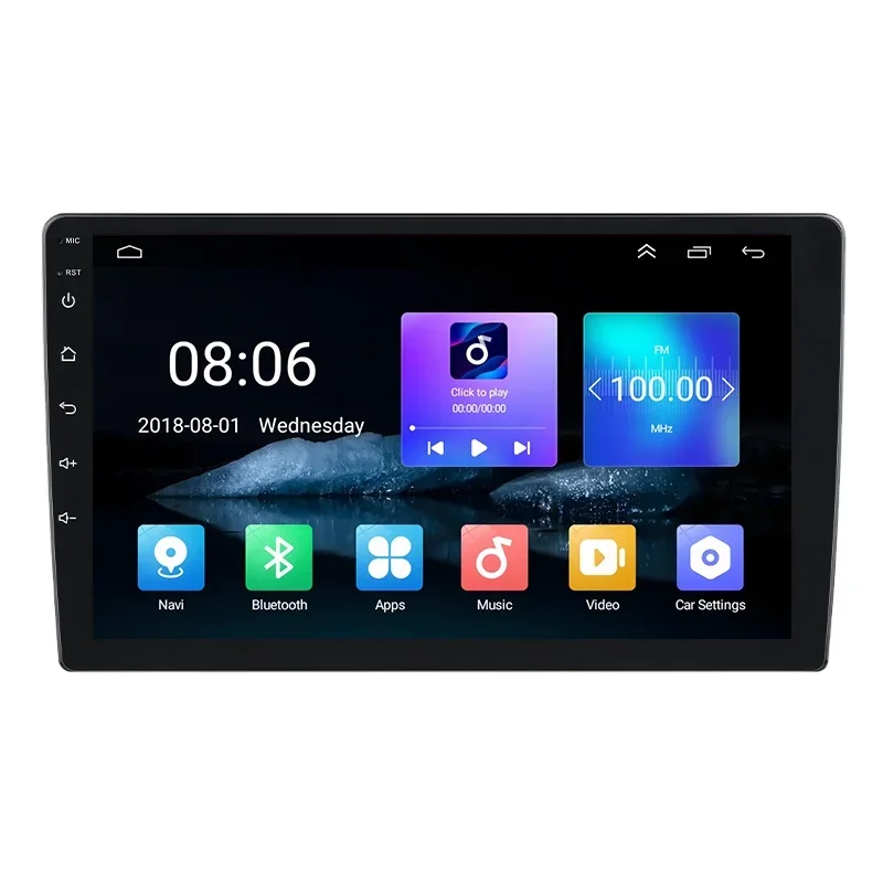 9 Inch 2 DIN 2+32GB/64GB Portable MP5 Screen Stereo CD Android Carplay Radio Car DVD Player