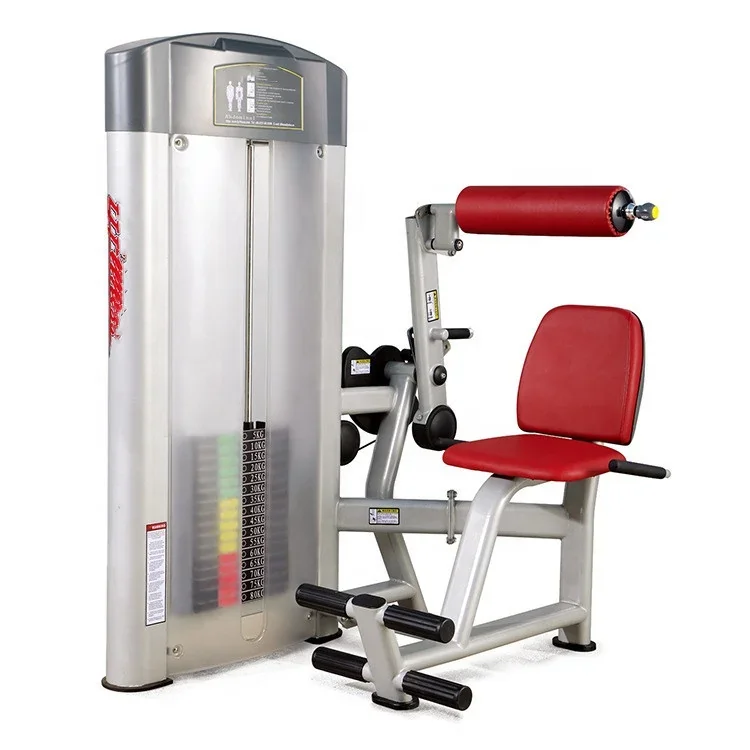 Plate-Loaded Abdominal Crunch Machine - Muscle Training Fitness Equipment for Gym & Home Workouts