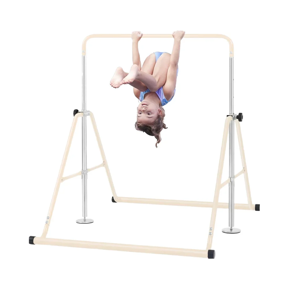 Adjustable Steel Gymnastics Training Bar for Kids - Home Folding Junior Bar - BangTong&Li