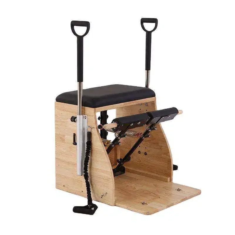 BAF-102 Oak Wood Wunda Chair Pilates Trainer with Handles and Four Spring Positions
