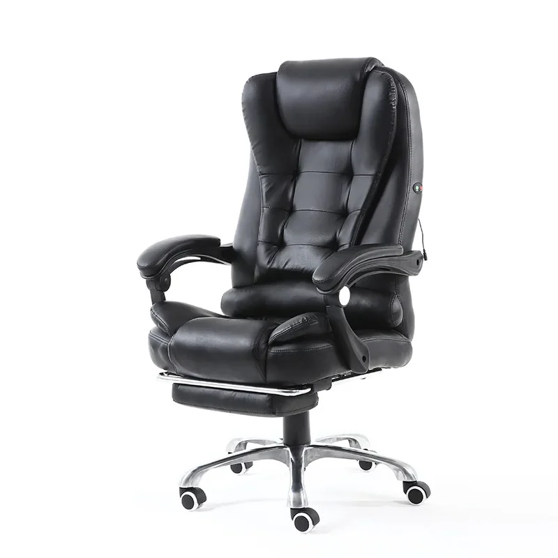 Executive Office Chair with Lumbar Support, Massage, and Adjustable Armrests