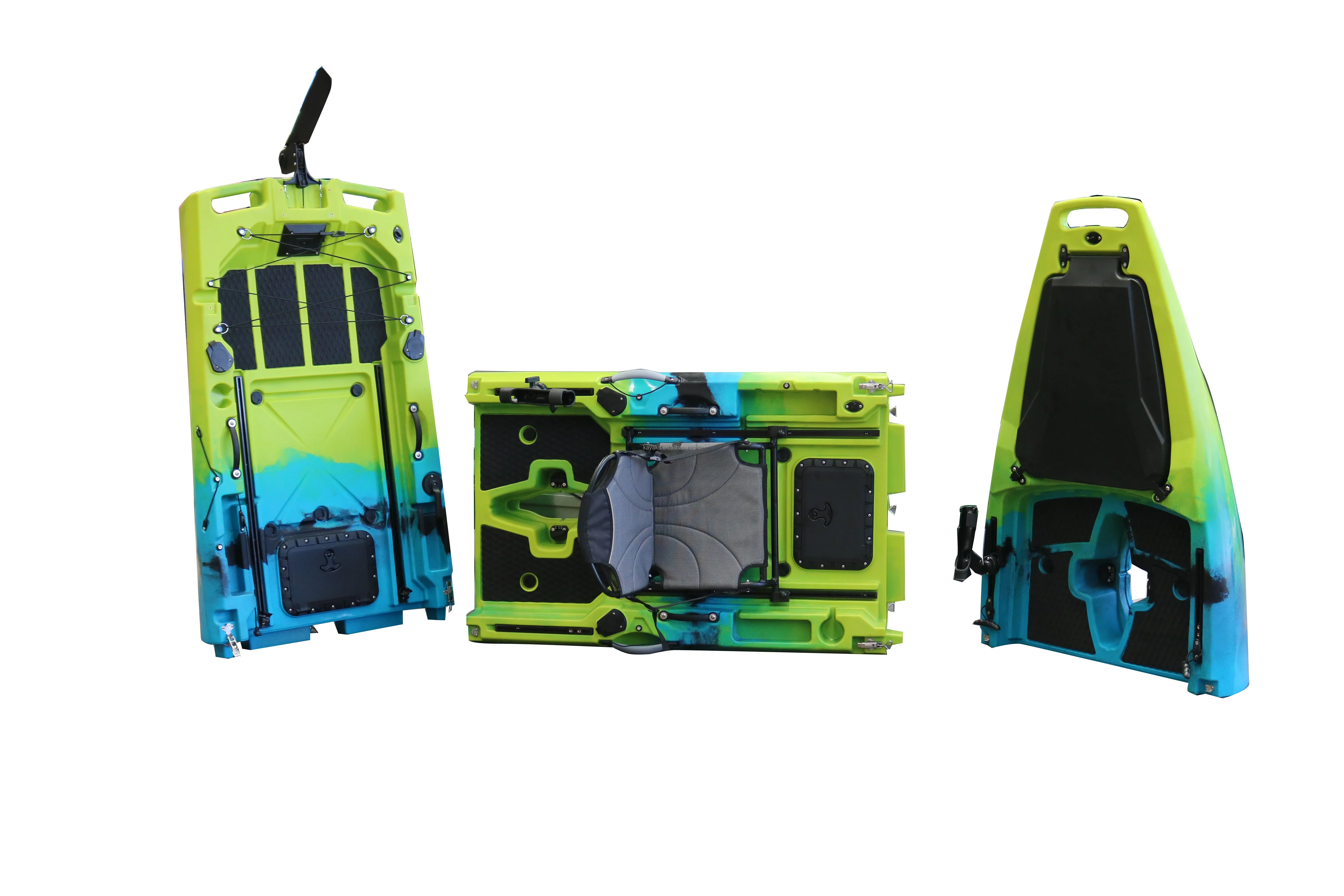 Viking Arrival 14FT Modular Fishing Kayak - Pedal Kayak, 3-Section Detachable, HDPE Plastic