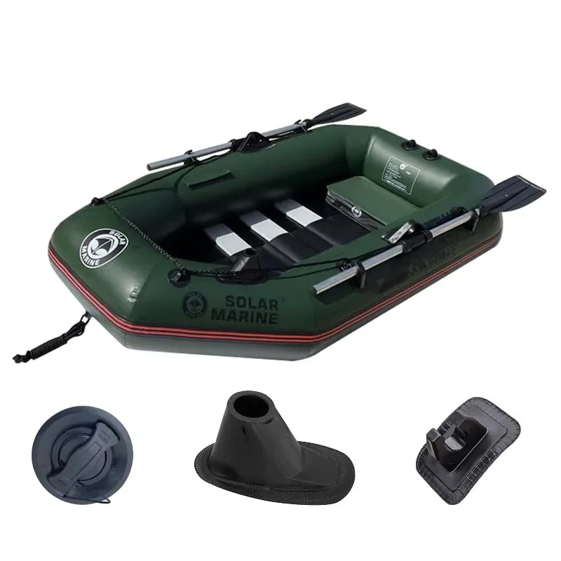 Inflatable Fishing Kayak (175cm) - PVC - With Accessories - for Water Sports, Fishing, Swimming, Pools, Lakes & Rivers