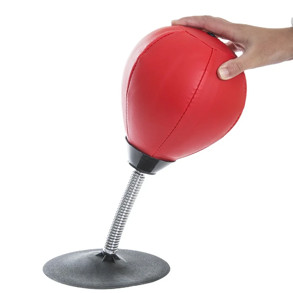 Standing Boxing Ball Trainer with Leather Speed Bag Platform