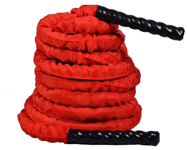 Battle Rope 15FT/4.5M Polyester Exercise Battle Rope for Gym Training