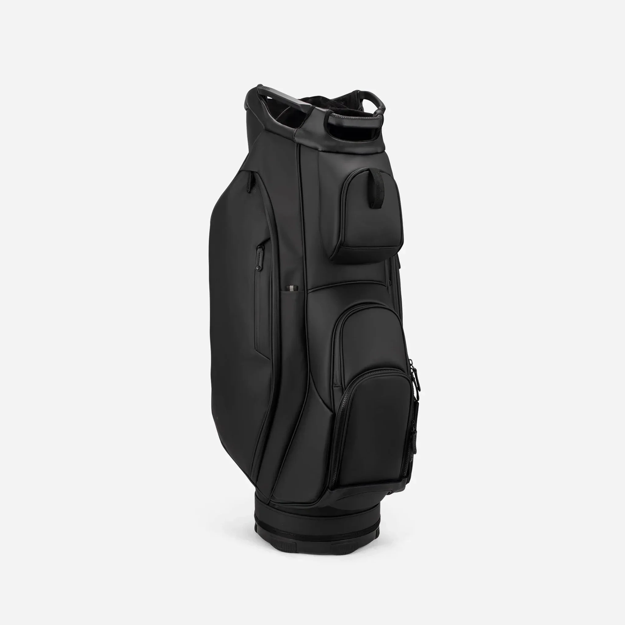 DAREEGO GOLF14 14-Way Dividers Cart Bag, Custom Logo, Lightweight PU Leather, Waterproof, Black Golf Bag Men's