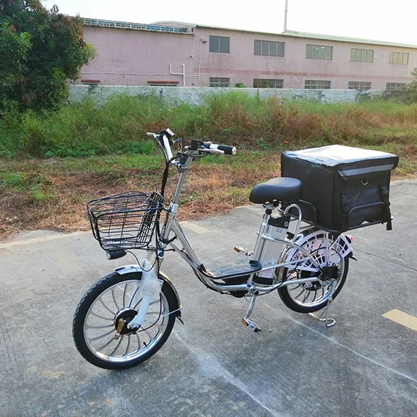 Electric Cargo E-Bike with Aluminum Alloy Frame, 12Ah 48V Lithium Battery, 48V 350W Brushless Motor - Fat Tire City E-Bike