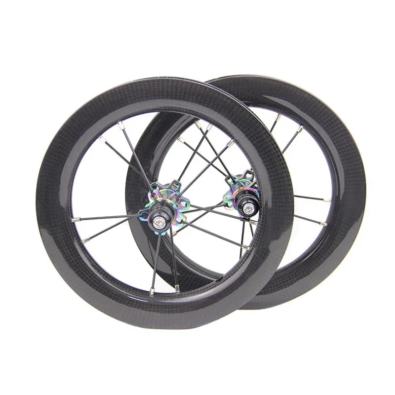 POLSO WH002 Carbon Fiber V-Brake BMX Wheel Set