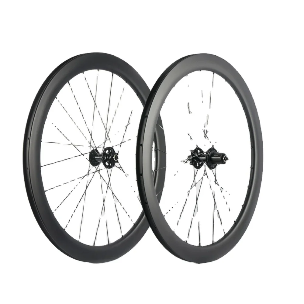Carbon Road Disc Wheels 50mm Clincher/Tubular, 700c, 100x15 / 142x12 Thru Axle, Six-Bolt Disc Brake