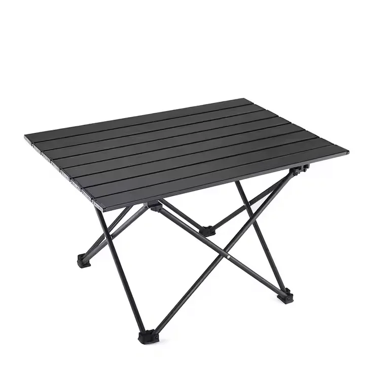 Portable Roll-Up Camping Table - Durable & Foldable for Outdoor Use, Gardening, Fishing, Hiking